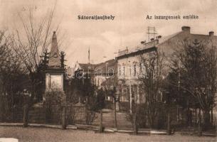 Sátoraljaújhely, inzurgensek emléke (fa)