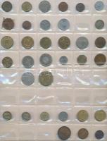 34db vegyes fémpénz különféle országokból T:vegyes 34pcs of mixed coins from different countries C:mixed