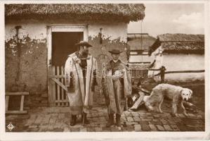 Hortobágy, Számadó és a fia, kutya (EK)