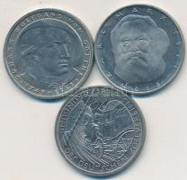 NSZK 1982D 5M "Goethe halálának 150. évfordulója" + 1983J 5M "Marx halálának 100. évf...