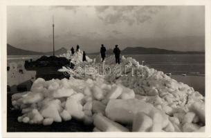 Balaton, jégzajlás