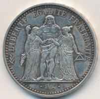 Franciaország 1970. 10Fr Ag "Herkules csoport" T:2 France 1970. 10 Francs Ag "Hercule...