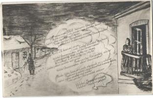 Hungarian soldier in Russia, lyrics, "Üzenet jött messze, messze földről.." Karády Katalin dalszöveg (Valahol Oroszországban)