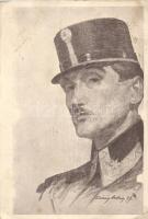 Self-portrait, military officer s: Lázár Oszkár (EK)