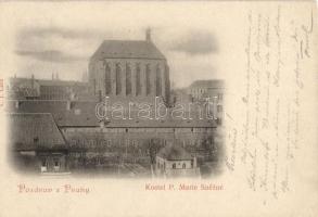 Praha, Prag; Kostel P. Marie Snezné / church