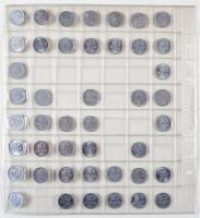 Vegyes magyar forint, fillér gyűjtemény 26db berakólapon T:vegyes
