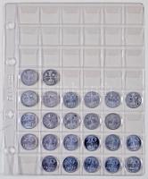 Vegyes magyar forint, fillér gyűjtemény 26db berakólapon T:vegyes