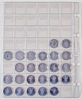 Vegyes magyar forint, fillér gyűjtemény 26db berakólapon T:vegyes