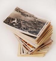 kb 210 db vegyes európai és tengerentúli városképes lap, gyarmati kiállítások / around 210 mixed town-view