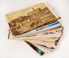 106 db háború előtti külföldi városképes lap vegyes minőségben / collection of 106 pre-1945 town-view postcards