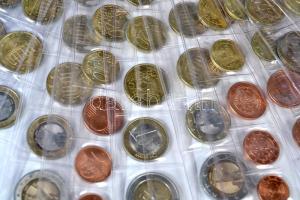 2002-2004. 1c-2€ 12db különféle sor T:vegyes 2002-2004. 1 Cent-2 Euro 12pcs of different series C:mixed