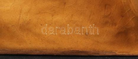 Markup Béla (1873-1945): Majmok. Mázas kerámia, jelzett, sérült, m:29 cm