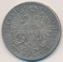 Ausztria 1879. 1Fl Ag "Ferenc József" T:3 Austria 1879. 1 Florin Ag "Franz Joseph" C:F