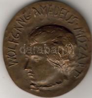 Ausztria 1956. "Mozart" dekoratív Br emlékplakett. Szign:Manzy T:2