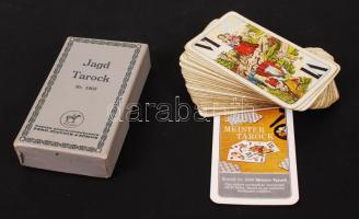 Német kiadású Piatnik vadász témájú tarokk kártya eredeti dobozában