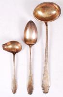 Auerswald fém étkészlet, egy kiskanál hiányzik