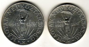 1970. 50Ft+100Ft Ag "Felszabadulás I" sor T:BU