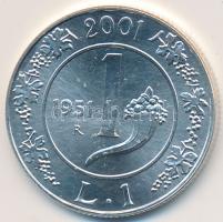 Olaszország 2001R 1L Ag "A Líra története - 1951-es Líra" T:1 Italy 2001R 1 Lira Ag "History of the Lira - Lira of 1951" C:UNC Krause KM# 220