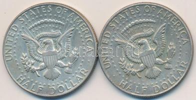 Amerikai Egyesült Államok 1967-1968. 1/2$ Ag "Kennedy" T:2,2- USA 1967-1968. 1/2 Dollar Ag "Kennedy" C:XF,VF Krause KM#202