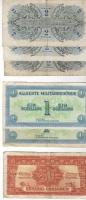 Ausztria 1944. Nemz. megszállás 50G, 1Sch (2x), 2Sch (3x) T:II,III+