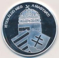 DN "Nemzetünk nagyjai-Mátyás Király" Ag emlékérem (10,37g/0.999) T:PP Tanúsítvánnyal