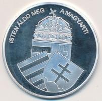 DN. "Nemzetünk nagyjai - Kossuth Lajos" Ag emlékérem (10,37g/0.999) T:PP Tanúsítvánnyal