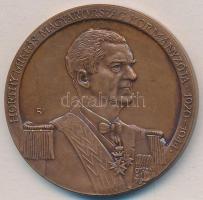 Fűz Veronika (1951-) 1991. "Bajai Éremgyűjtők - Horthy Miklós Bajai Látogatása Emlékére" Br emlékérem (42,5mm) T:1