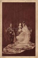 IV. Károly, Zita és Ottó / Charles, Zita and Otto (wet damage)