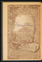 Szépirodalmi könyvtár 30 kötete jó állapotban Franklin 1890-1900, dombornyomott egészvászon kötésben