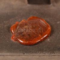 Kínai ón gyertyatartó, pecséttel jelzett, m:63 cm