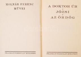 Molnár Ferenc művei, 7 kötet. Bp., 1928, Franklin. Kiadói aranyozott egészvászon kötés, kissé kopott...