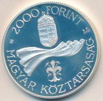 1996. 2000Ft Ag "50 éves a forint" T:PP