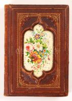 Tompa Mihály: Virágregék Pest. 1868. Heckenast. litografált díszcímlap, 320p. 1 t. (színes kőnyomatos tábla). Festett, kiadói egészbőr-kötésben, aranyozott lapszélekkel. Kissé kopott sarkokkal, egyébként szép állapotban! (Tollal írt tulajdonosi bejegyzéssel)