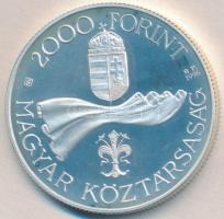 1996. 2000Ft Ag "50 éves a forint" T:PP