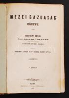 Henry Stephens: Mezei gazdaság könyve V. kötet "The Book of the Farm" czimű munkája nyomán a hazai körülményekhez alkalmazva kiadják Korizmics László, Benkő Dániel, Morócz István. Pest, 1856. Herz János. 356 p. sok szöveg közti illusztrációval, Korabeli, elvált félbőr kötésben