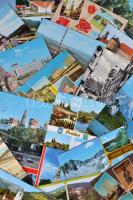 100 db MODERN külföldi városképes lap, benne több német és felvidéki városképes lap / 100 modern foreign postcards, including more German postcards and postcards from Kingdom of Hungary