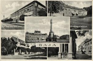 Baja, Róna szanatórium, vármegyei bérházak, reálgimnázium