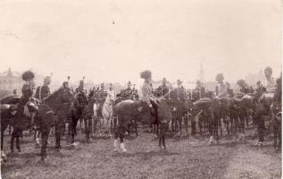 Franz Josef auf Manöver Foto AK