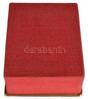 1951. "Kohó és Gépipari Miniszter / Sztálin Vasmű Emlékérem" Br kitüntetés tokban T:2- (eg...