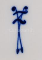 Porcelán ékszertartó, hibátlan, jelzett, 5x12x8 cm