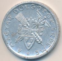 1948. "Magyar Dolgozók Érdeme / Centenáriumi Emlékkiállítás - 1848-1948" Al emlékérem T:2-