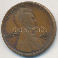 Amerikai Egyesült Államok 1916S 1c "Lincoln" T:2-
USA 1916S 1 Cent "Lincoln" C:V...