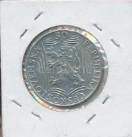 Csehszlovákia 1949. 50K Ag "Sztálin" T:2 Czechoslovakia 1949. 50 Korun Ag "Stalin" C:XF