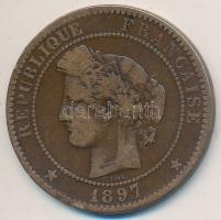 Franciaország 1897A 10C Br T:3
France 1897A 10 Centimes Br C:F