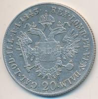 1843E 20Kr Ag "I. Ferdinánd" T:2-