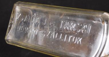 Zwack J. és Társai udvari szállítók feliratú üvegpalack, m: 25 cm