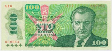 Csehszlovákia 1989. 100K T:II  Czechoslovakia 1989. 100 Korun C:XF