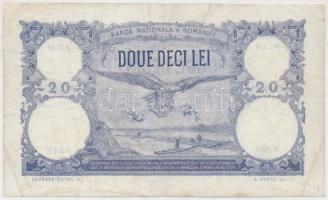 Románia 1929. 20L T:III,III-
Romania 1929. 20 Lei C:F,VG