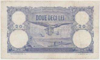 Románia 1927. 20L T:III,III-
Romania 1927. 20 Lei C:F,VG