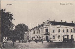Ruttka, Korona szálloda, Varjassy László óra- és ékszerüzlete, Schultz Ádám kiadása / hotel, clock and jewelery shop (EK)